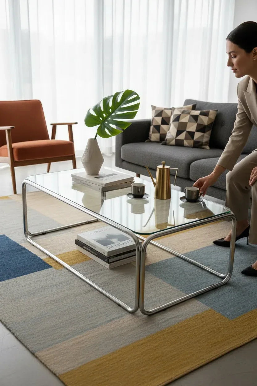 TİLDA PASLANMAZ ÇELİK ORTA SEHPA - Biconsilio 