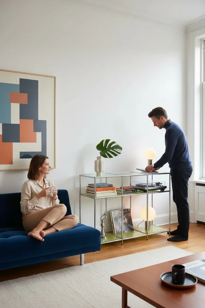 Celine Paslanmaz Çelik Sarı Konsol&Vitrin - Biconsilio 