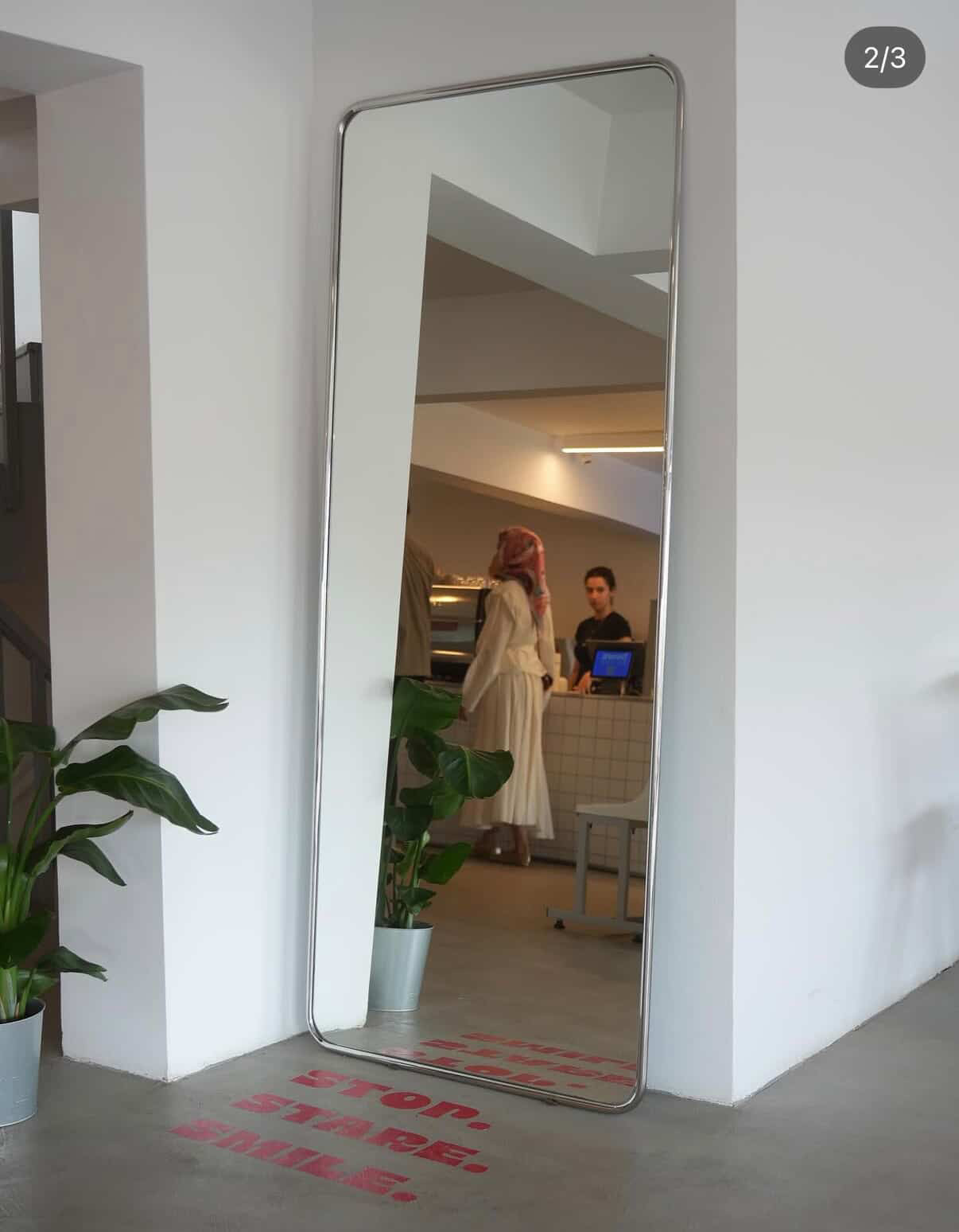 Tilda Paslanmaz Çelik Ayna-Krom