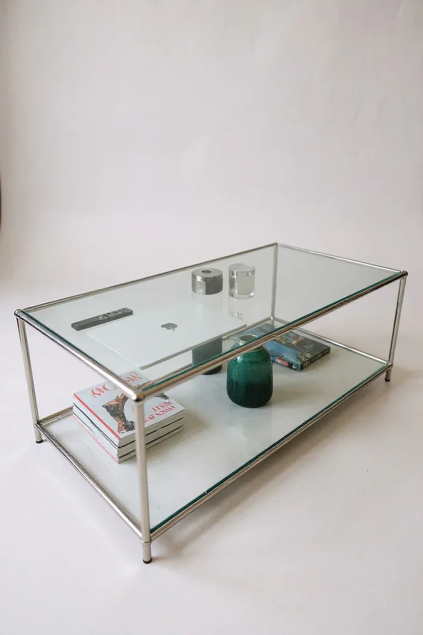 PASLANMAZ BONCUKLU CELİNE ORTA SEHPA - Biconsilio 