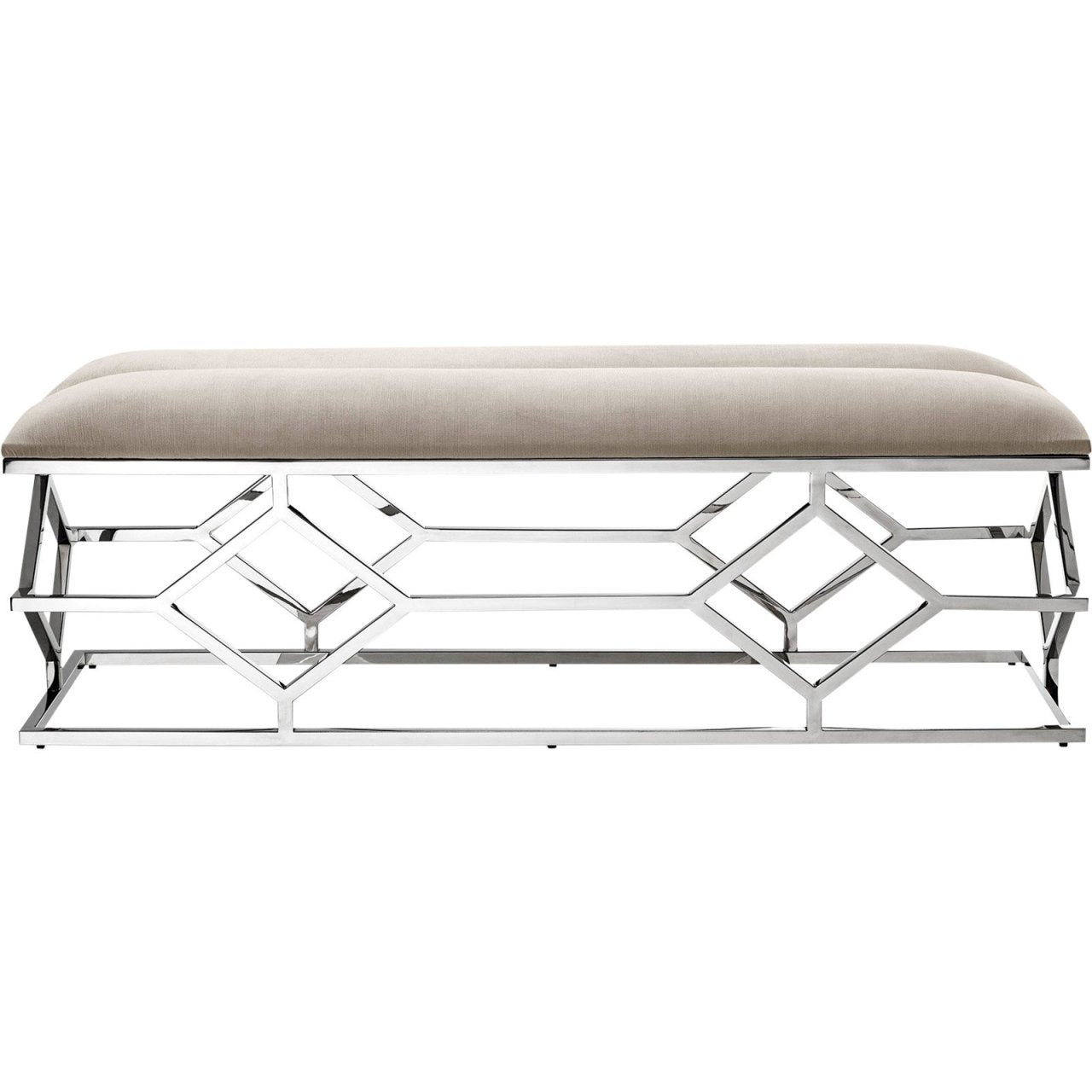 CHARLİZE PASLANMAZ ÇELİK KREM BENCH