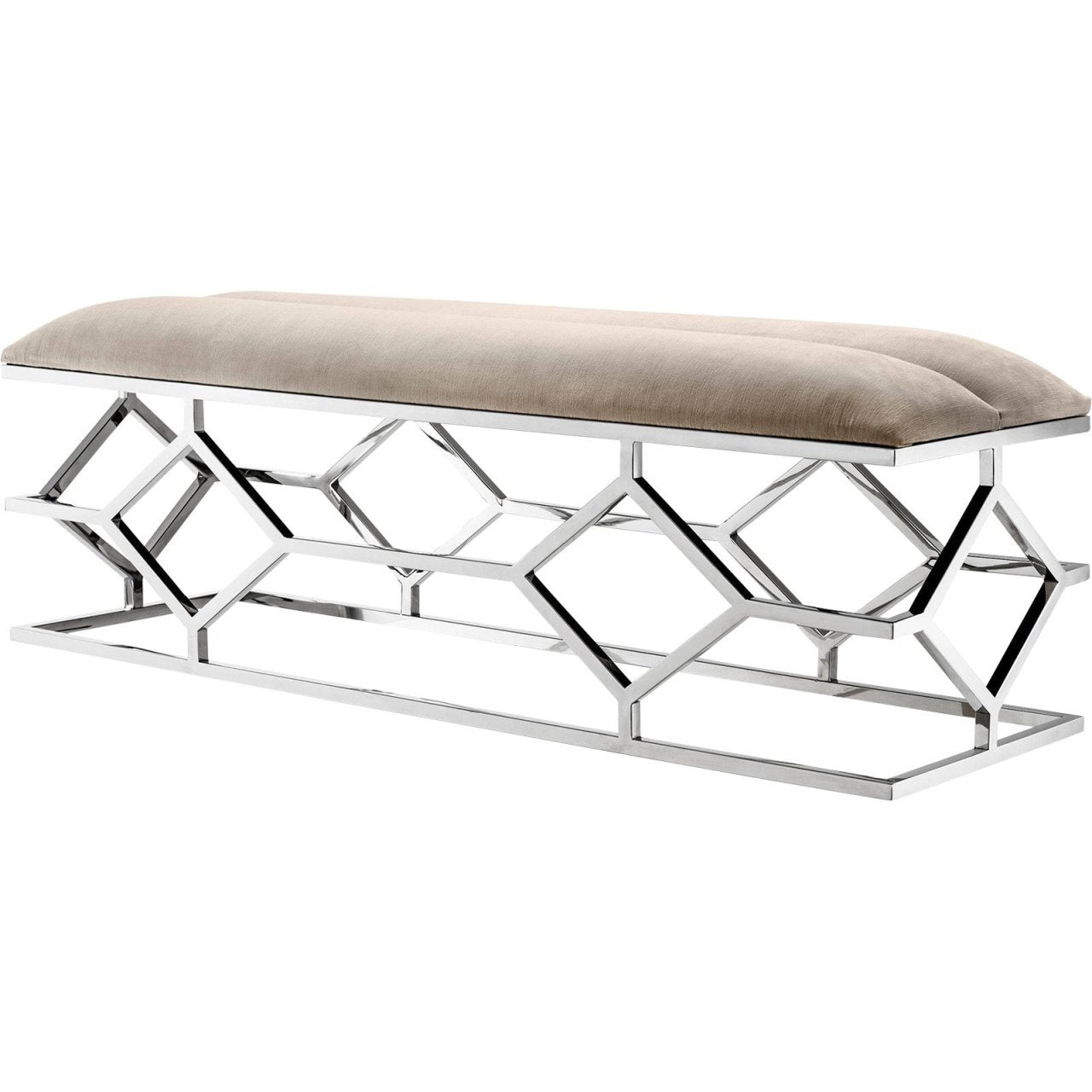 CHARLİZE PASLANMAZ ÇELİK KREM BENCH
